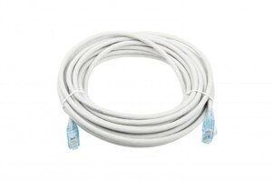 Патч-корд PC-LPM-UTP-RJ45-RJ45-C6-10M-LSZH-GY U/UTP кат. 6 LSZH 10м сер. Hyperline 41843