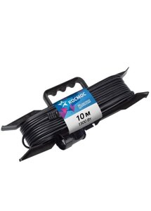 Удлинитель-шнур на рамке 1х10м 6А IP20 1.3кВт ПВС 2х0.75 КОСМОС YPKsm10m-1g (6A)