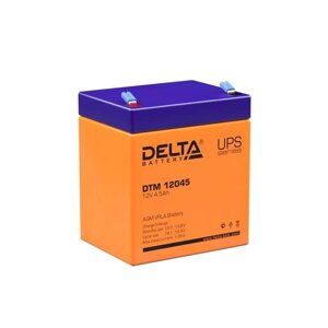 Аккумулятор UPS 12В 4.5А. ч Delta DTM 12045