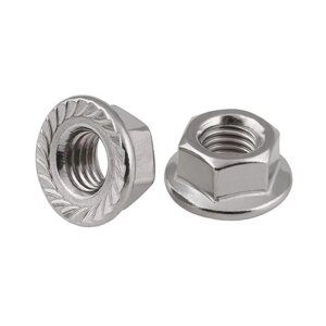 Гайка DIN6923 шестигранная оцинк. С фланцем М8 (уп. 200шт) Tech-Krep 141612