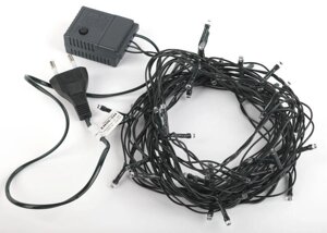Гирлянда светодиодная «Нить» 5м 8 режимов зел. пр. 220В IP20 мультиколор ЭРА Б0041892