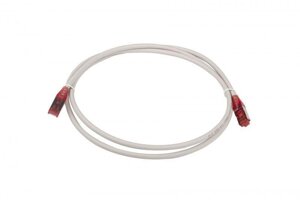 Патч-корд кат. 5E F/UTP экранир. LSZH PC-LPM-STP-RJ45-RJ45-C5e-1.5M-LSZH-GY 1.5м сер. Hyperline 42309