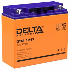 Аккумулятор UPS 12В 17А. ч Delta DTM 1217