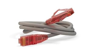 Патч-корд кат. 5E U/UTP LSZH 2м PC-LPM-UTP-RJ45-RJ45-C5e-2M-LSZH-GY сер. Hyperline 42272