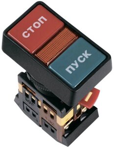 Кнопка PPBB-30N «Пуск-Стоп» d30мм 1з+1р 240В неон IEK BBD21-PPBB-K51
