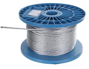Трос стальной DIN 3055 4мм (уп. 200м) Промрукав PR08.3825
