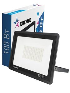 Прожектор светодиодный 100вт 6500к IP65 8000лм космос k_pr5_led_100