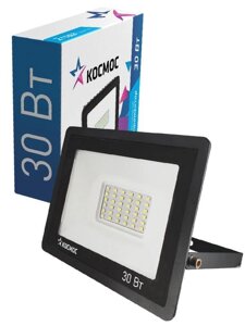 Прожектор светодиодный 30вт 6500к IP65 2400лм космос k_pr5_led_30