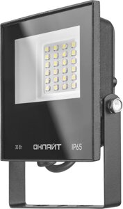 Прожектор светодиодный 71 658 OFL-30-6K-BL-IP65-LED 30вт 6000к IP65 2400лм черн. онлайт 71658