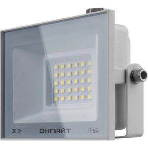 Прожектор светодиодный 90 135 OFL-30-6K-WH-IP65-LED 30вт 6000к IP65 2400лм бел. онлайт 90135