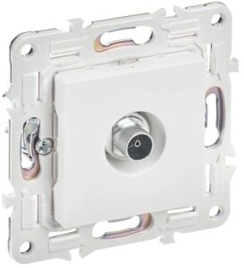 Розетка TV оконечная skandy SK-A12W арктич. бел. IEK SK-A10-O-K01
