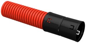 Труба гофрированная двустенная ПНД гибкая d75мм с муфтой красн. (уп. 50м) IEK CTG12-075-K04-050-R