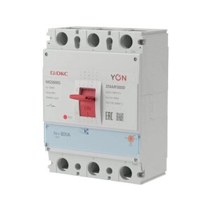 Выключатель автоматический MGS800 3P 640-800A 60ka YON MGS800S-3TAMF0800