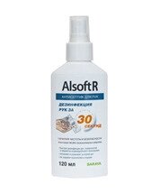 Алсофт R+ карманный кожный антисептик с распылителем (луговые травы)120 мл от компании Каркуша - фото 1