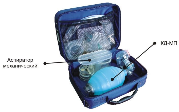 Аппарат дыхательный ручной АДР-МП-Д детский от компании Каркуша - фото 1
