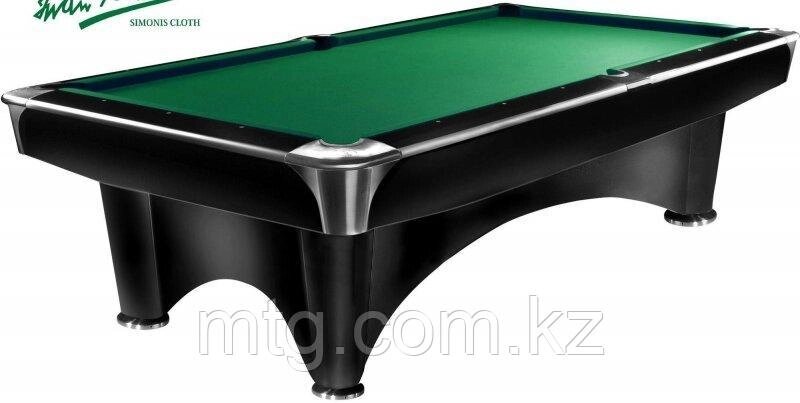Бильярдный стол для пула «Dynamic III» 8 ф (черный с отливом) от компании Каркуша - фото 1