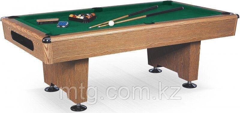 Бильярдный стол для пула «Eliminator» 7 ф (дуб) в комплекте, аксессуары + сукно от компании Каркуша - фото 1