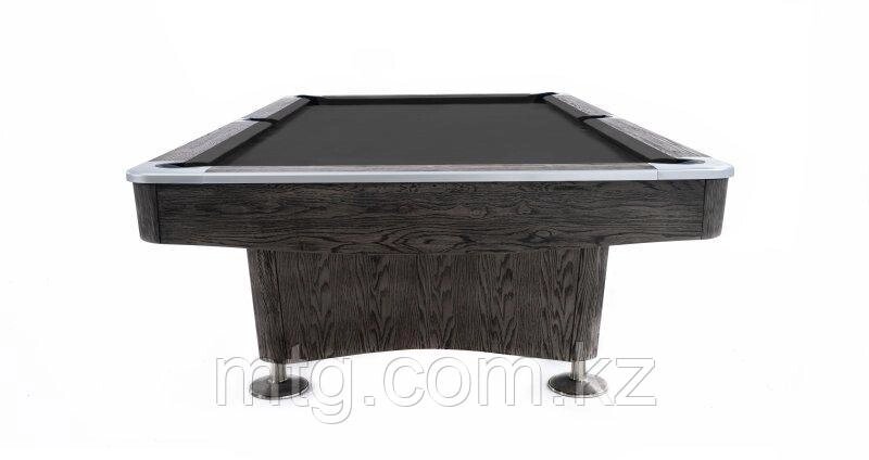 Бильярдный стол для пула "Rasson Challenger Plus" 9 ф (серый, массив дуба, плита 28 мм) от компании Каркуша - фото 1