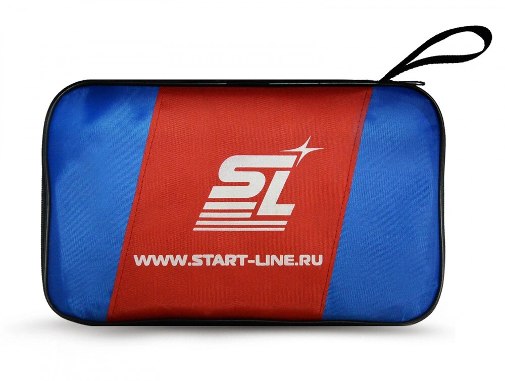 Чехол для теннисной ракетки прямоугольный  (синий/красный) от компании Каркуша - фото 1
