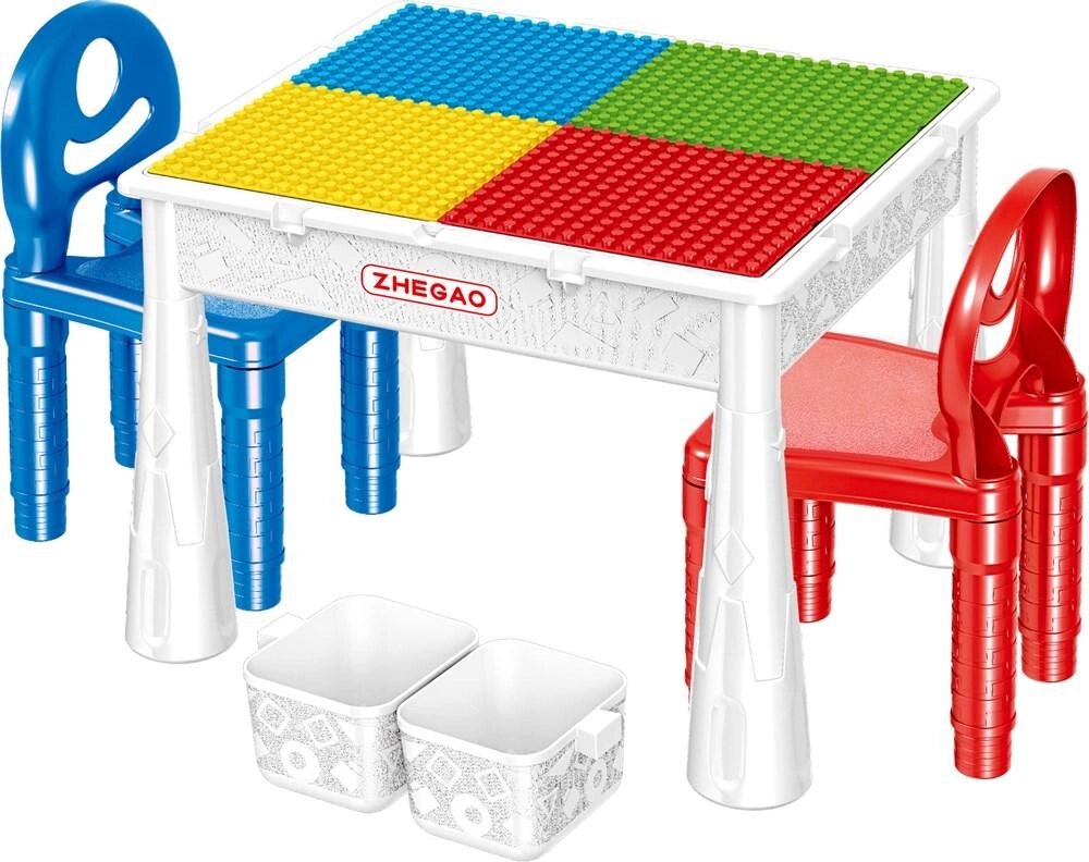 Детский стол конструктор Лего от компании Каркуша - фото 1