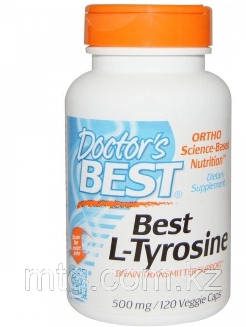 Doctor's Best L-Tyrosine 500 мг 120 капсул от компании Каркуша - фото 1
