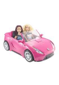 DVX59 BRB. Машина для кукол "Розовый кабриолет"