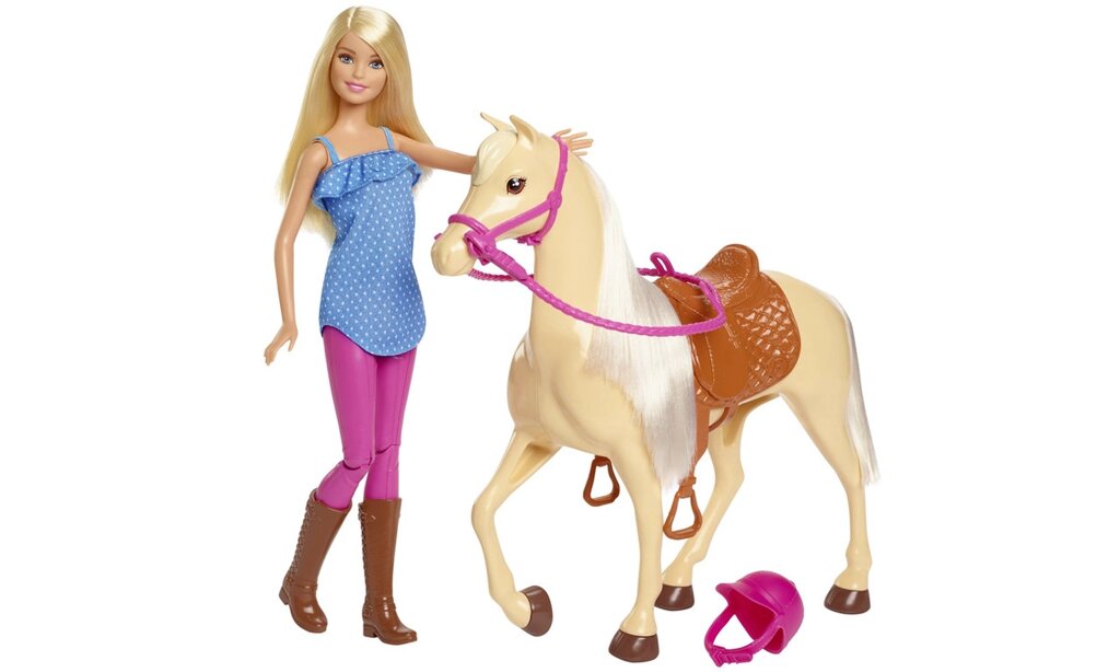 FXH13  BRB. Игровой набор Barbie "Верховая езда" от компании Каркуша - фото 1