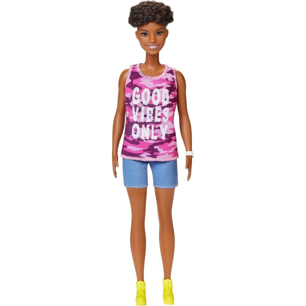 GHP98 Barbie. Игра с модой с  короткими вьющимися волосами от компании Каркуша - фото 1