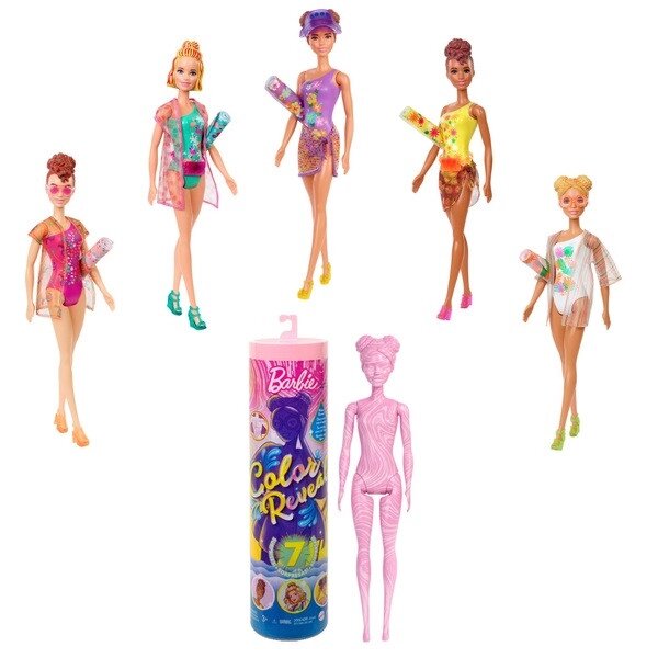 GTR95 Barbie. Кукла Color Reveal Летние и солнечные сюрприз от компании Каркуша - фото 1