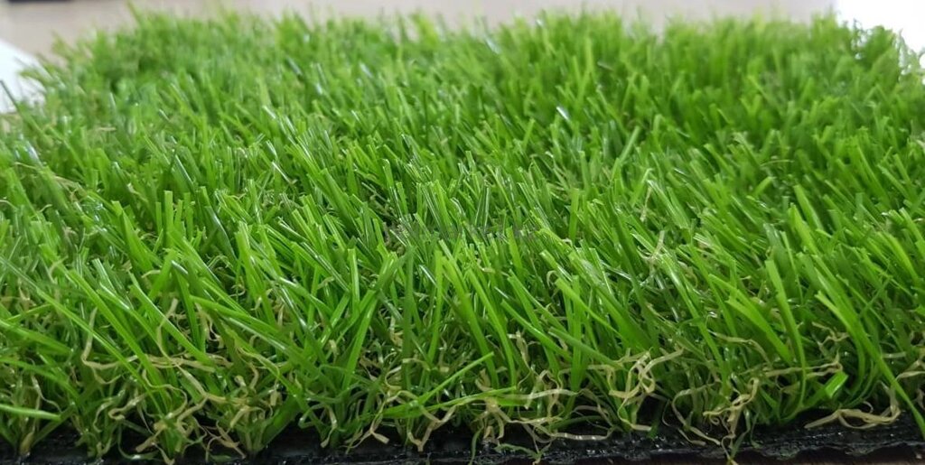 Искусственный газон высота ворса 20мм (2см) от компании Каркуша - фото 1