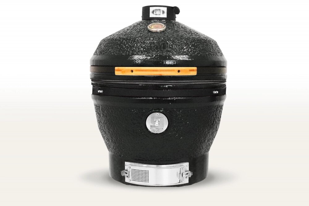 Керамический гриль-барбекю 24 дюйма CFG CHEF (черный) (61 см) от компании Каркуша - фото 1