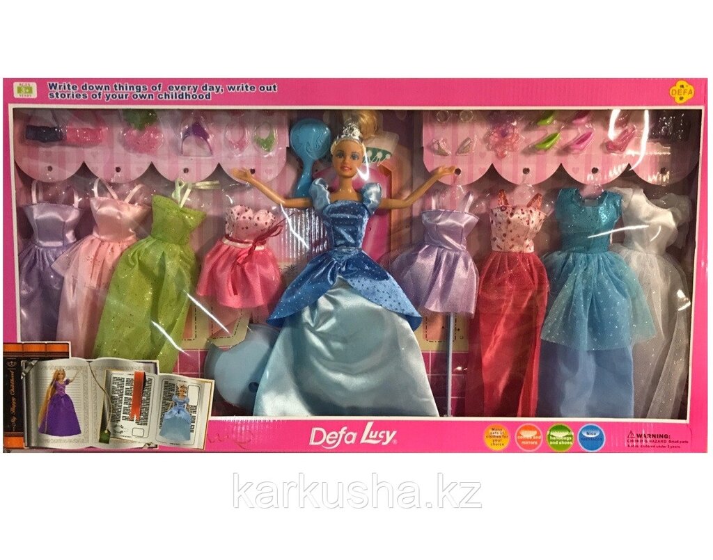 Кукла Defa Lucy c набором платьев от компании Каркуша - фото 1