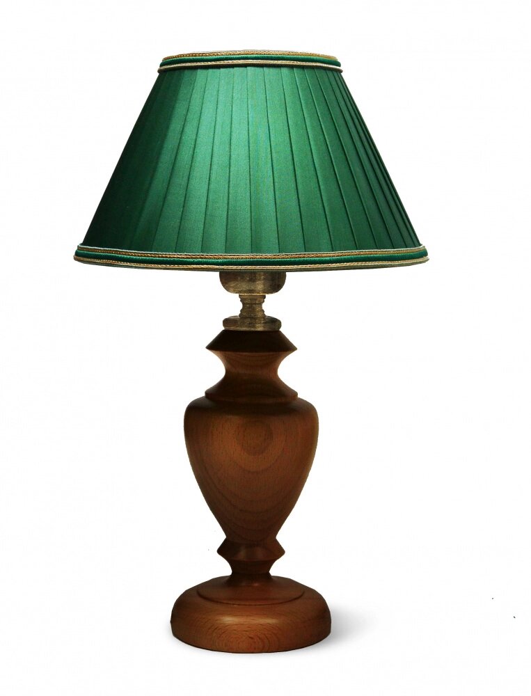 Лампа настольная (№ 2, плафоны зеленые) от компании Каркуша - фото 1