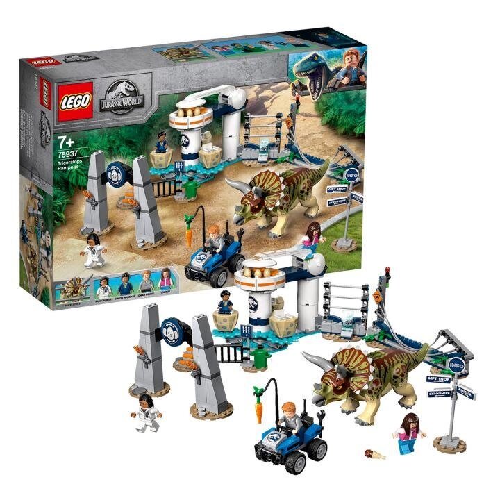 Lego 75937 Jurassic World Нападение трицератопса от компании Каркуша - фото 1