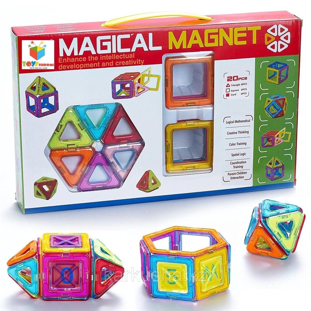 Магнитный конструктор Magical magnet от компании Каркуша - фото 1