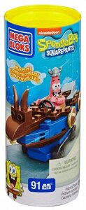 Mega Bloks 94615 (CND19) SpongeBob SquarePants" Гонщики на лодках в асс. (в тубах)