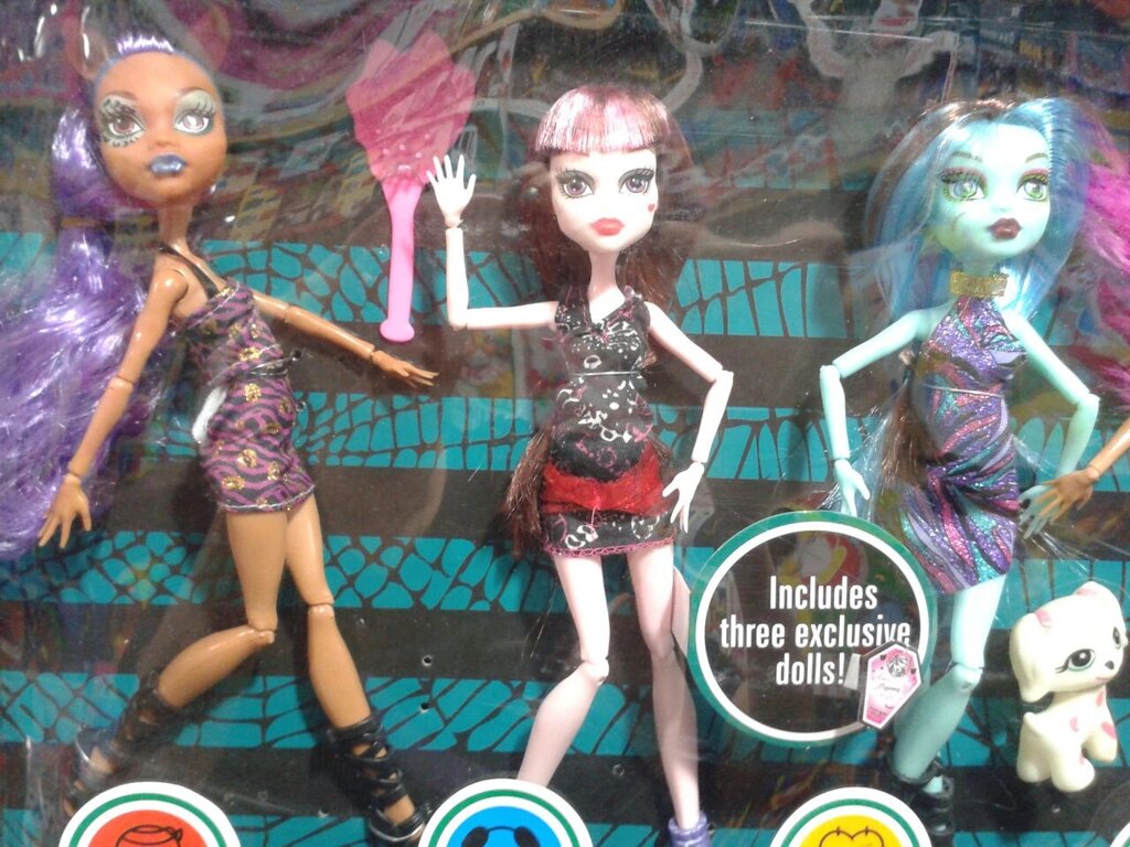 My Monster набор кукол (5шт), аналог Monster High от компании Каркуша - фото 1