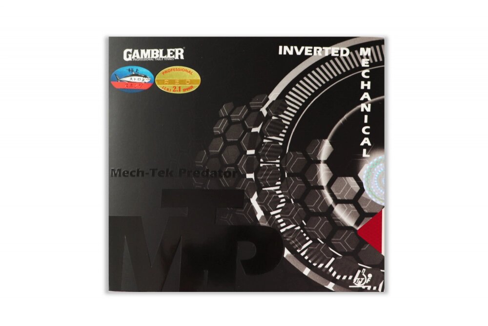 Накладка для ракетки GAMBLER MECH-TEK 2.1MM RED от компании Каркуша - фото 1