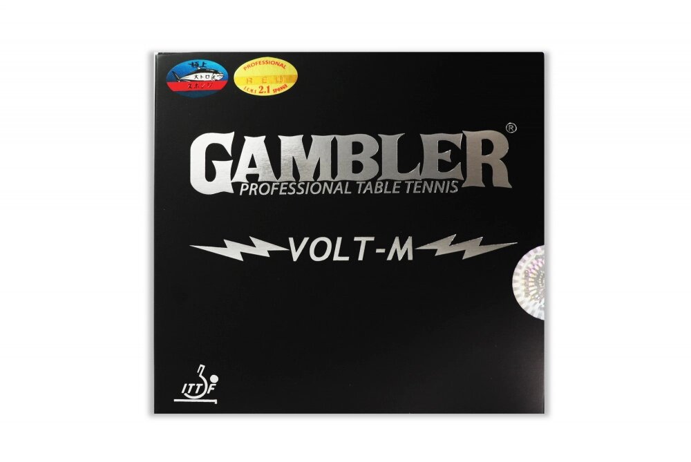 Накладка для ракетки GAMBLER VOLT M 2.1MM RED от компании Каркуша - фото 1