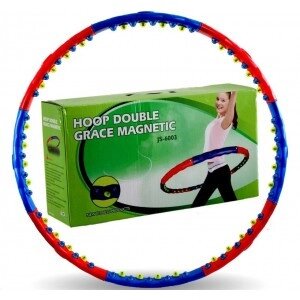 Обруч овальный, однослойный "hoop double grace magnetic js-6003" от компании Каркуша - фото 1