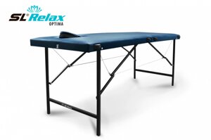 Массажный стол Relax optima синяя кожа