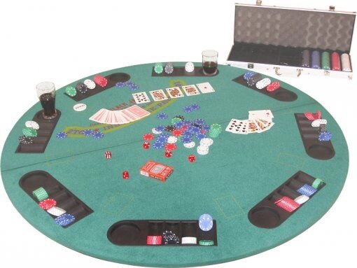 Складной круглый стол для игры в покер от компании Каркуша - фото 1