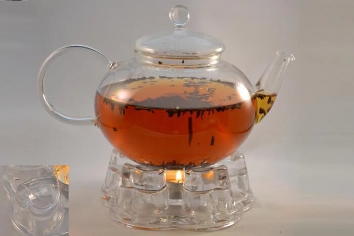 Стеклянный чайник с подогревом от компании Каркуша - фото 1