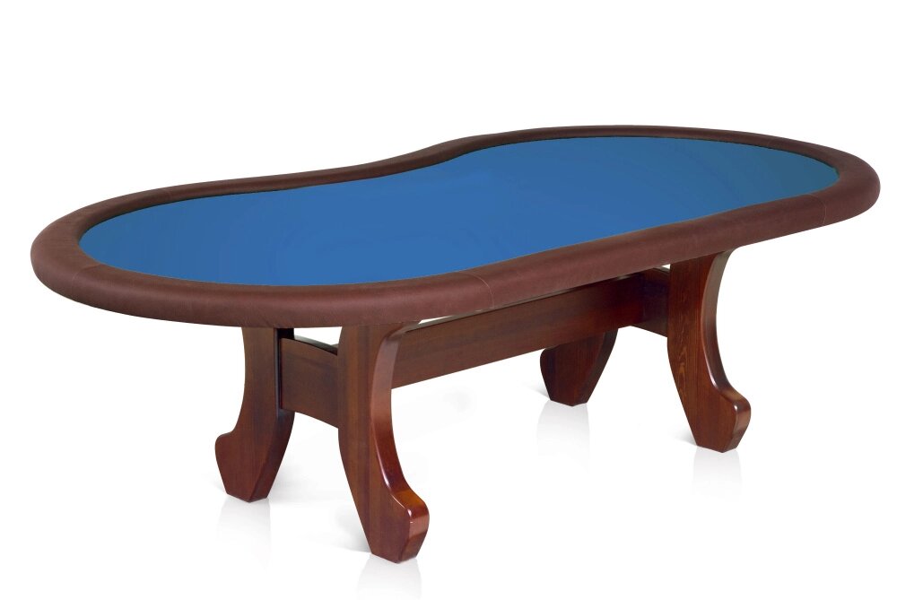 Стол для покера Калифорния сосна (, № 3, Сим_760 electric blue) от компании Каркуша - фото 1