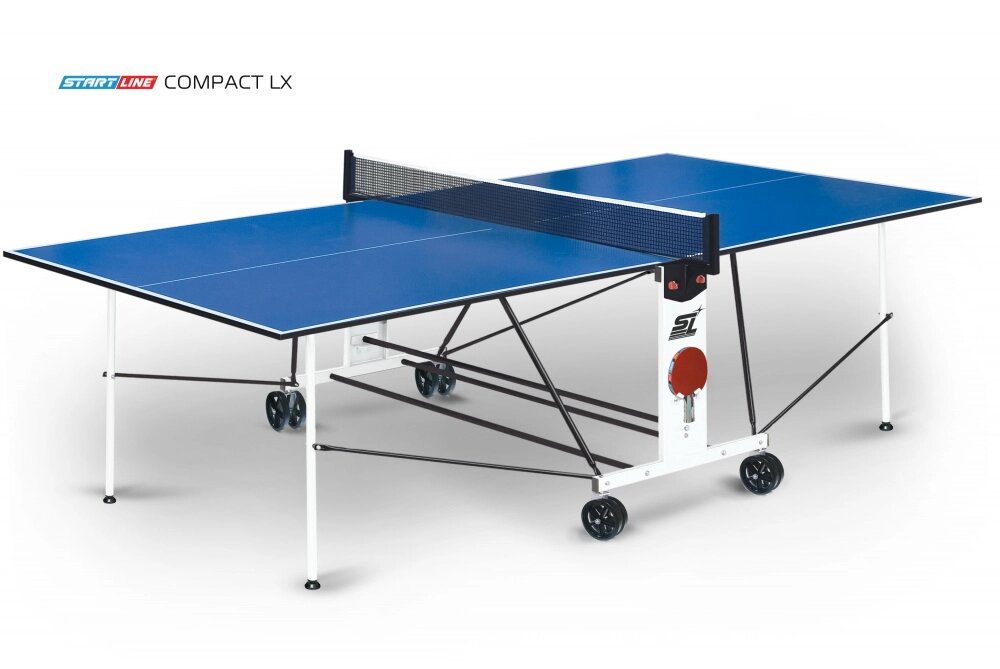Стол теннисный Compact LX Синий от компании Каркуша - фото 1