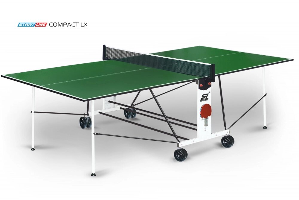 Стол теннисный Compact LX Зелёный от компании Каркуша - фото 1