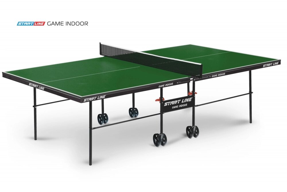 Стол теннисный Game с сеткой Зелёный от компании Каркуша - фото 1