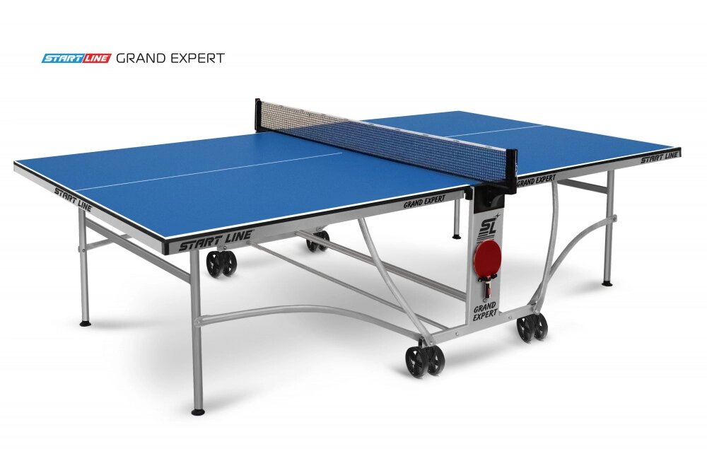 Стол теннисный GRAND EXPERT Синий от компании Каркуша - фото 1