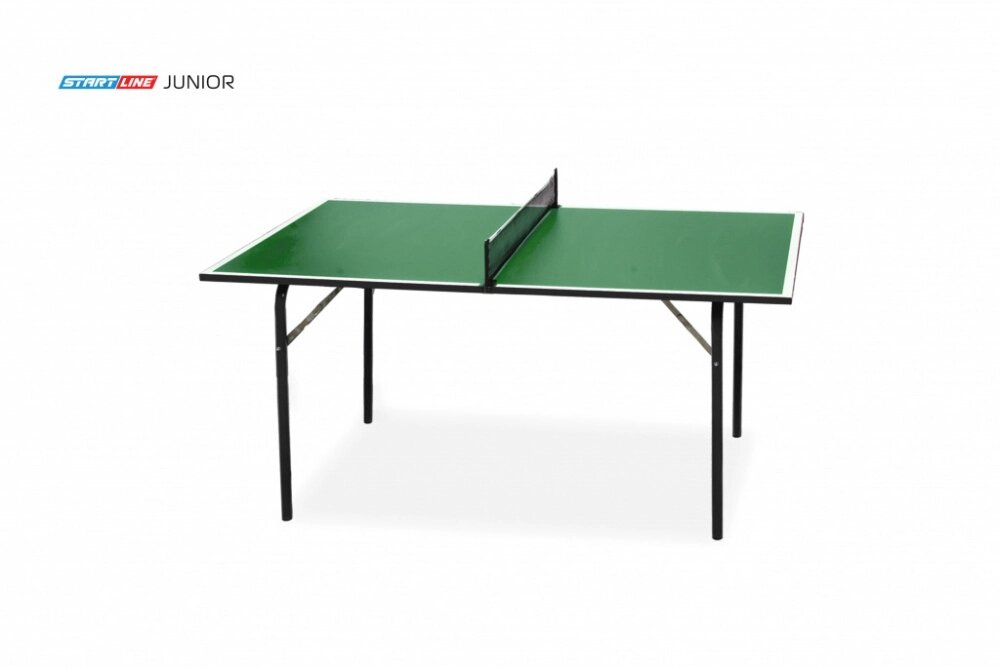 Стол теннисный Junior Зелёный с сеткой от компании Каркуша - фото 1