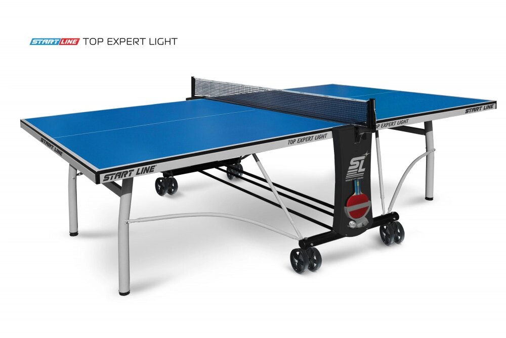 Стол теннисный Top Expert Light Синий от компании Каркуша - фото 1